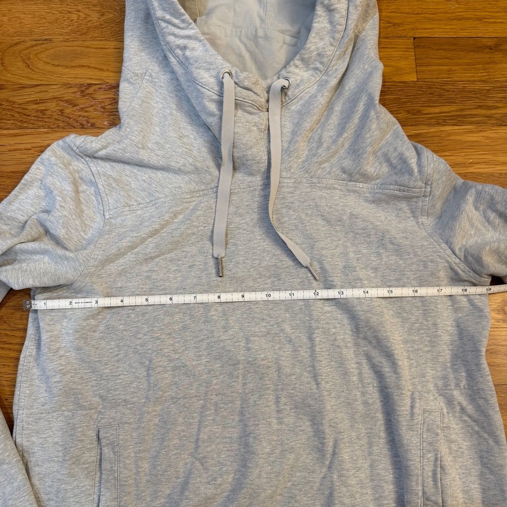 Lululemon Split Pullover Heathered Light Grey/Sea… - image 3